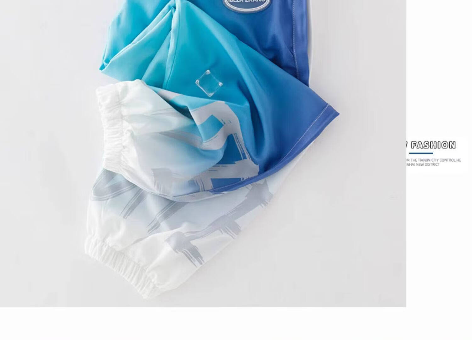 Moonkids Boys Sportswear Set Summer 2026 New Quick-Dry Ice Silk Short Sleeve and Long Pants for Big Kids Stylish 17